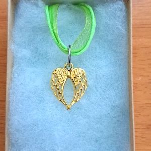 Gold Angel Wings Necklace